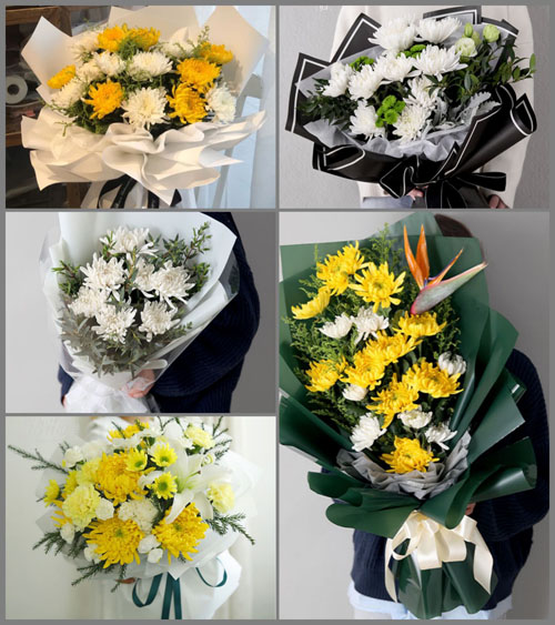 贵州六盘水盘县胜境街道滥泥箐村白事花束代送